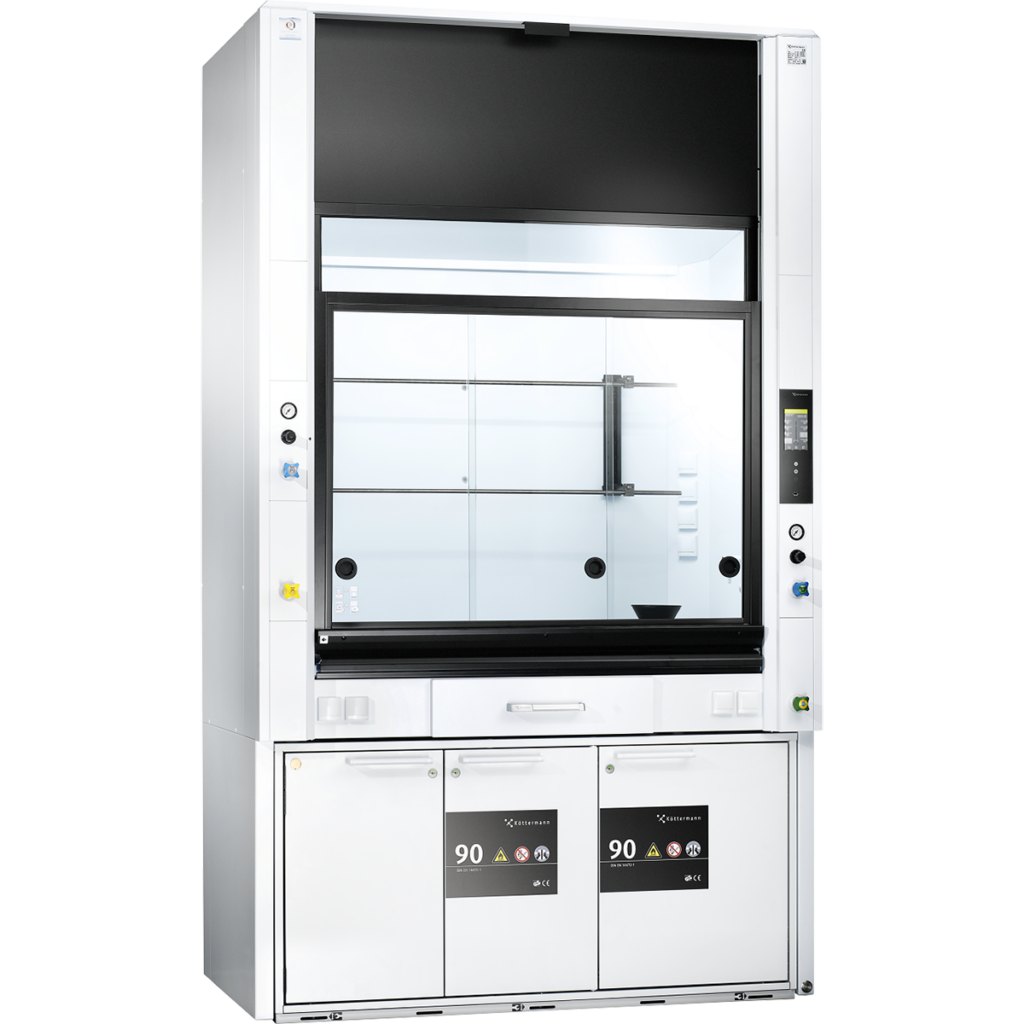 Benchtype fume cupboards for general use Köttermann